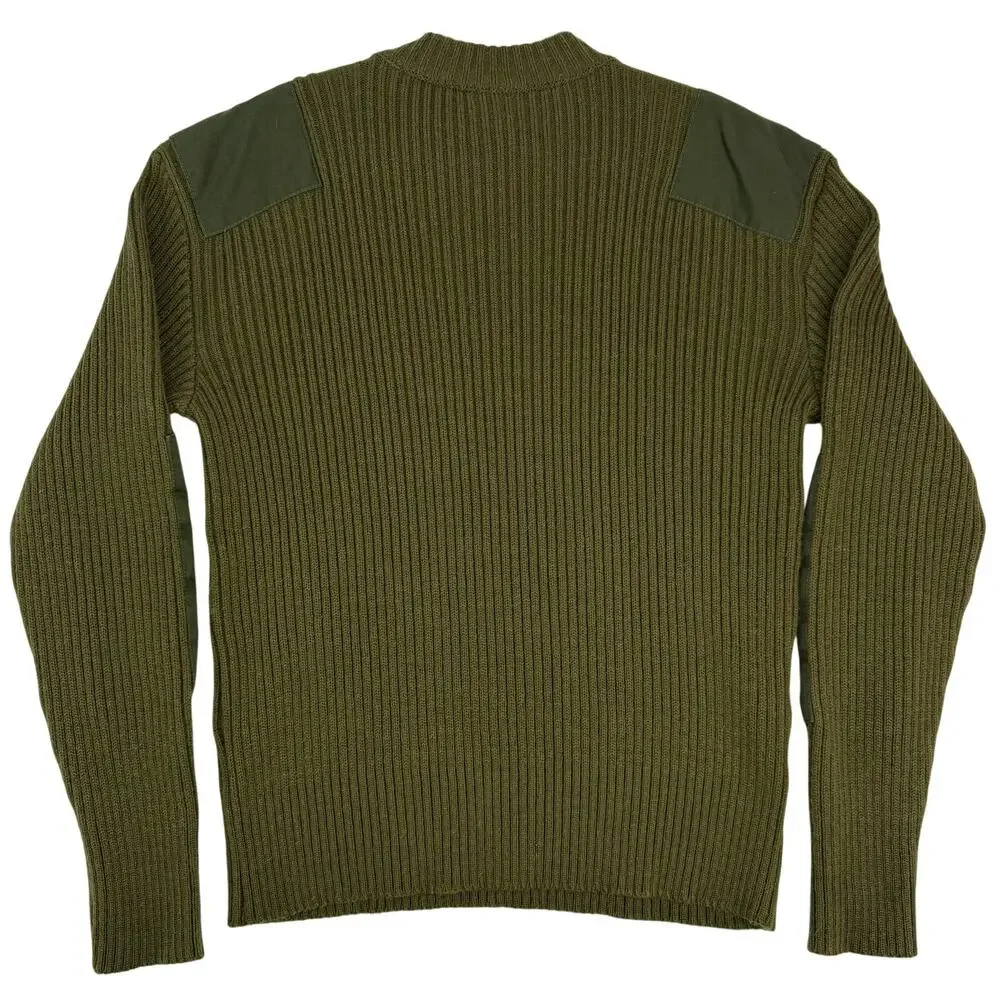 Industrias Y Confecciones Vintage 1995 Military Green Wool Grunge Sweater